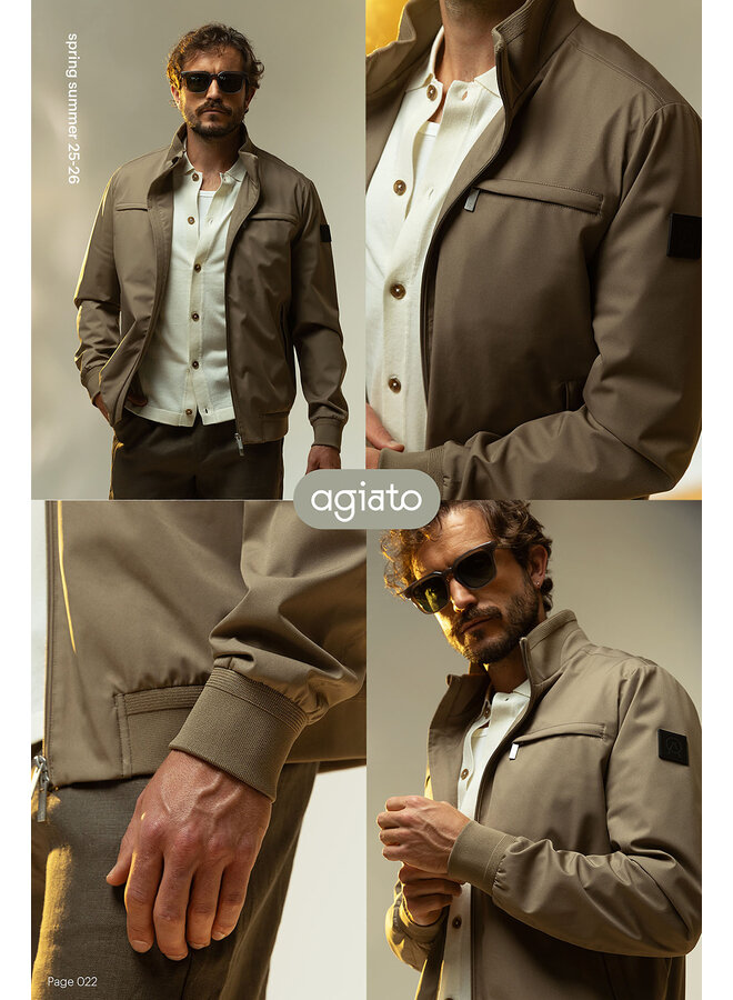 Agiatio zomerjas heren Paolo taupe