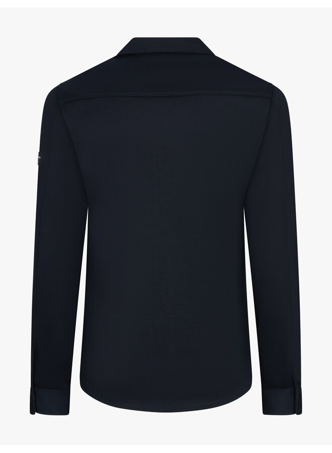 Cavallaro Napoli Zerino overshirt dark blue