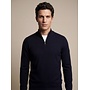Cavallaro Napoli Palio half zip pullover Dark Blue