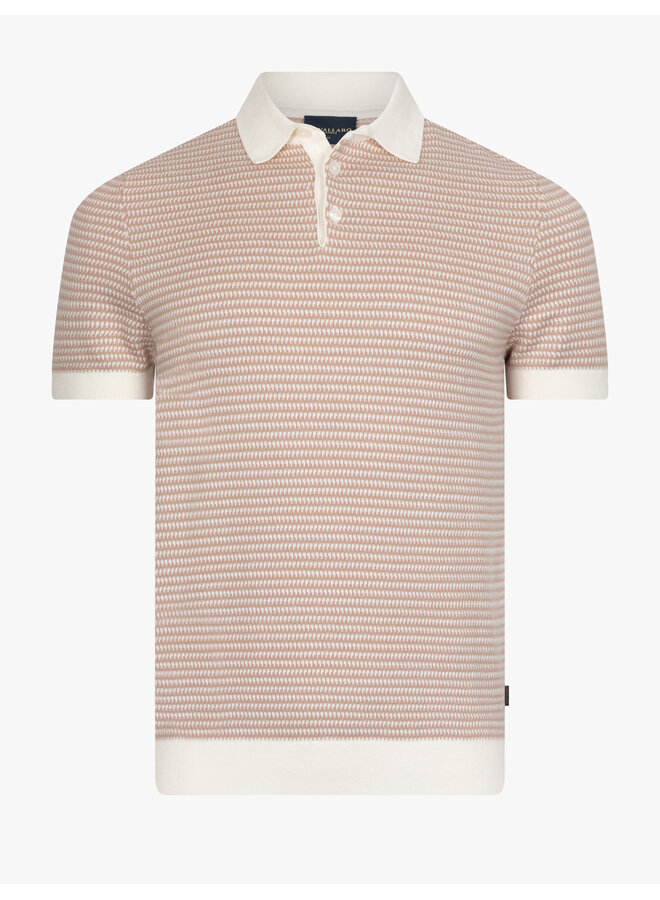 Cavallaro Napoli Multipo polo gebreid old pink