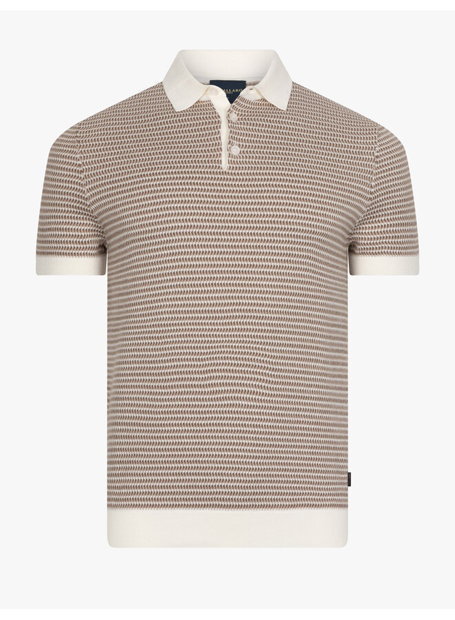Cavallaro Napoli Multipo polo gebreid taupe