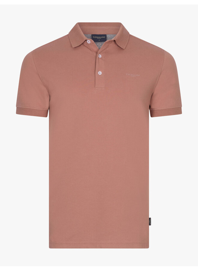 Cavallaro Bavegio polo korte mouw old pink
