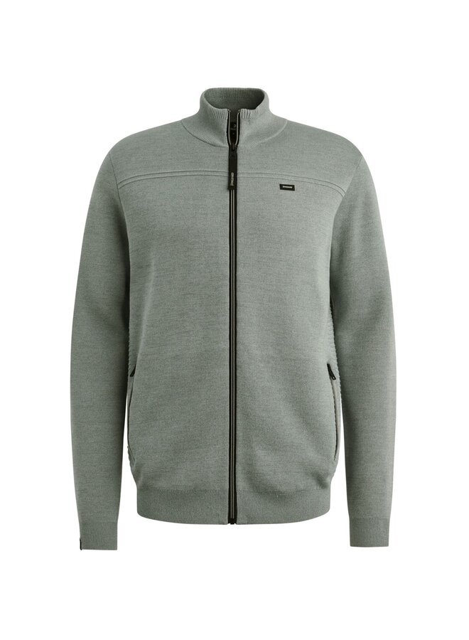 Vanguard vest met rits in mintgroen