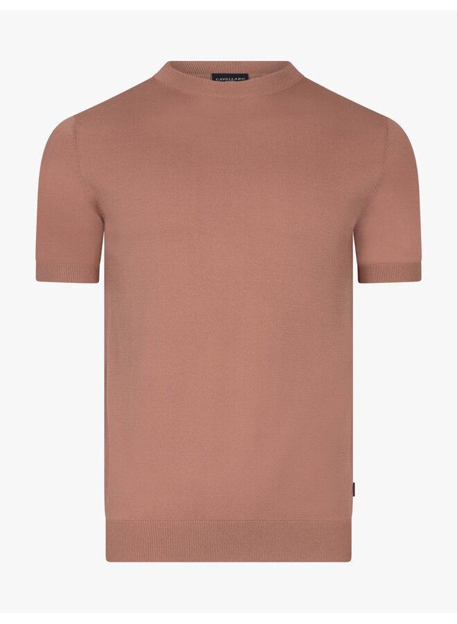 Cavallaro Napoli Milo tee korte mouw old Pink