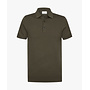 Profuomo Lyocell polo korte mouw brown
