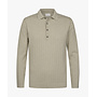 Profuomo polo lange mouw beige