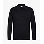 Profuomo polo lange mouw navy