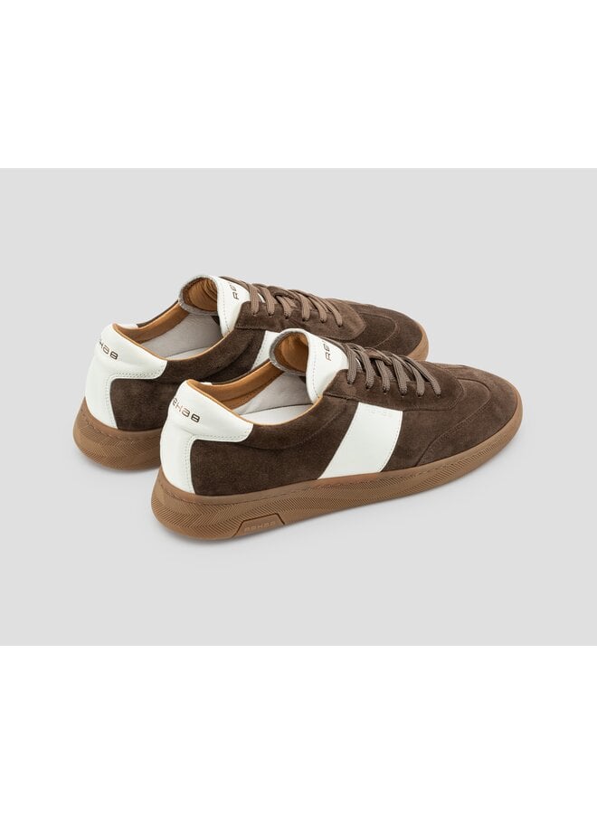 Rehab sneaker Zack suede dark brown