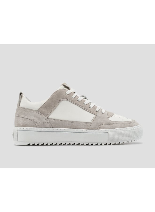 Rehab Creon suede leather sneaker wit