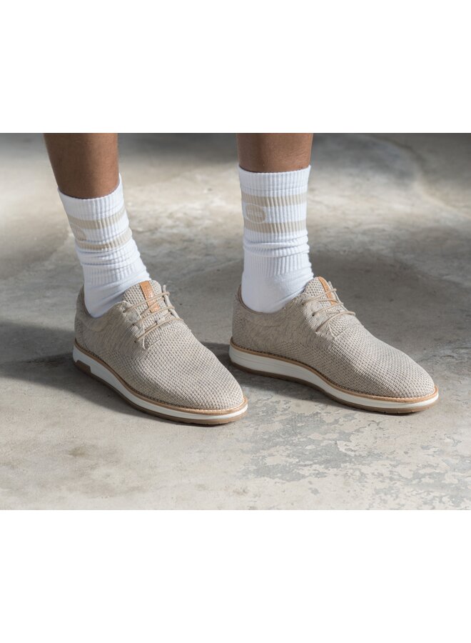 Rehab Nolan knit veterschoen sand