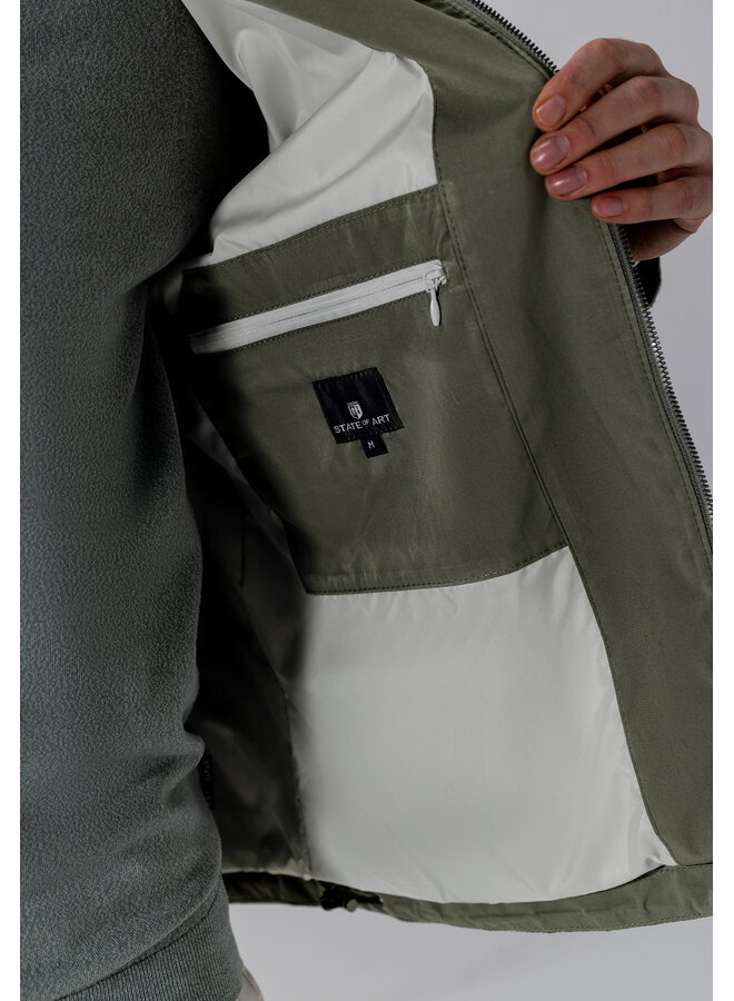 State of Art lichtgewicht zomerjas groen