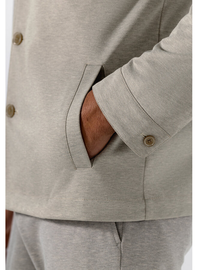 State of Art jersey ovrshirt beige