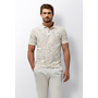 State of Art polo korte mouw print beige