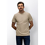 State of Art t-shirt korte mouw met structuur beige