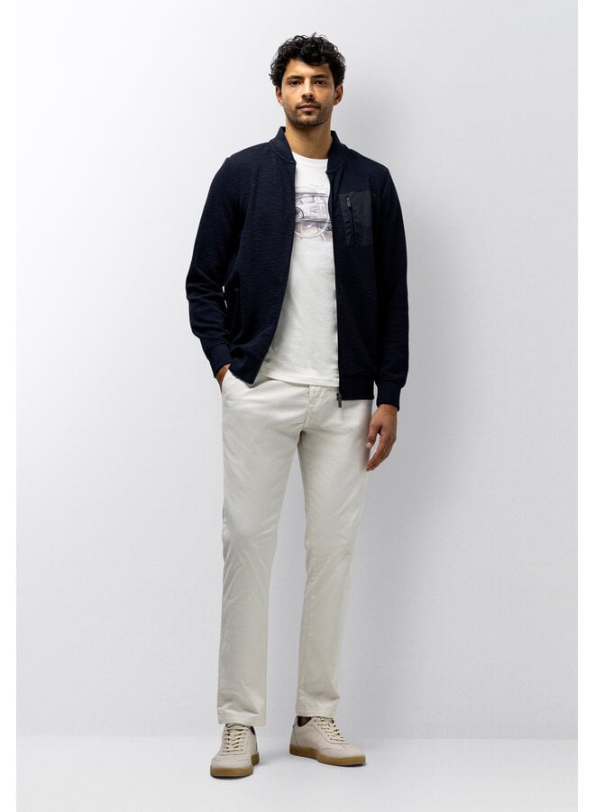 State of Art vest met rits bomber navy