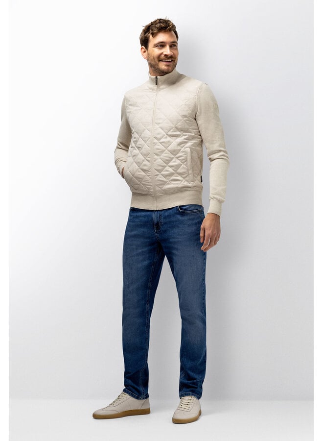 State of Art vest met rits beige