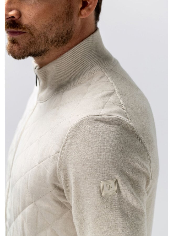 State of Art vest met rits beige