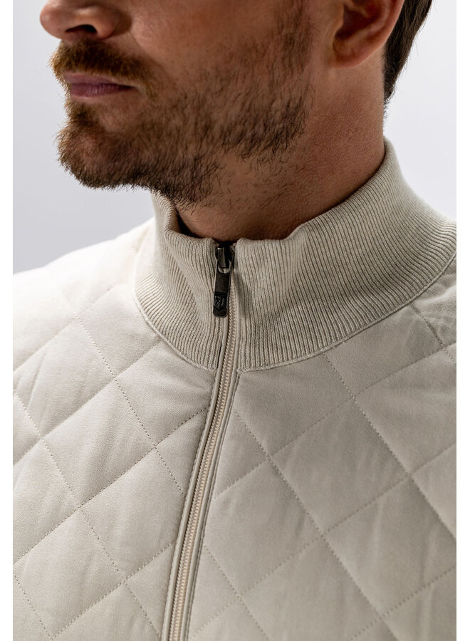 State of Art vest met rits beige