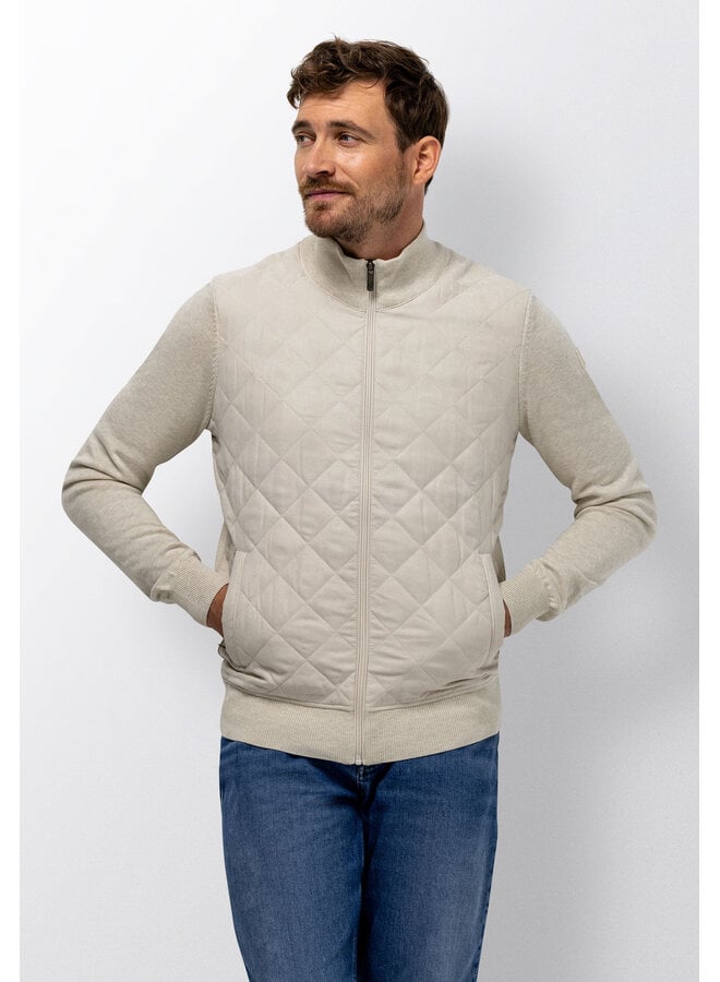 State of Art vest met rits beige