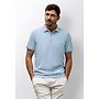 State of Art pique polo korte mouw blue