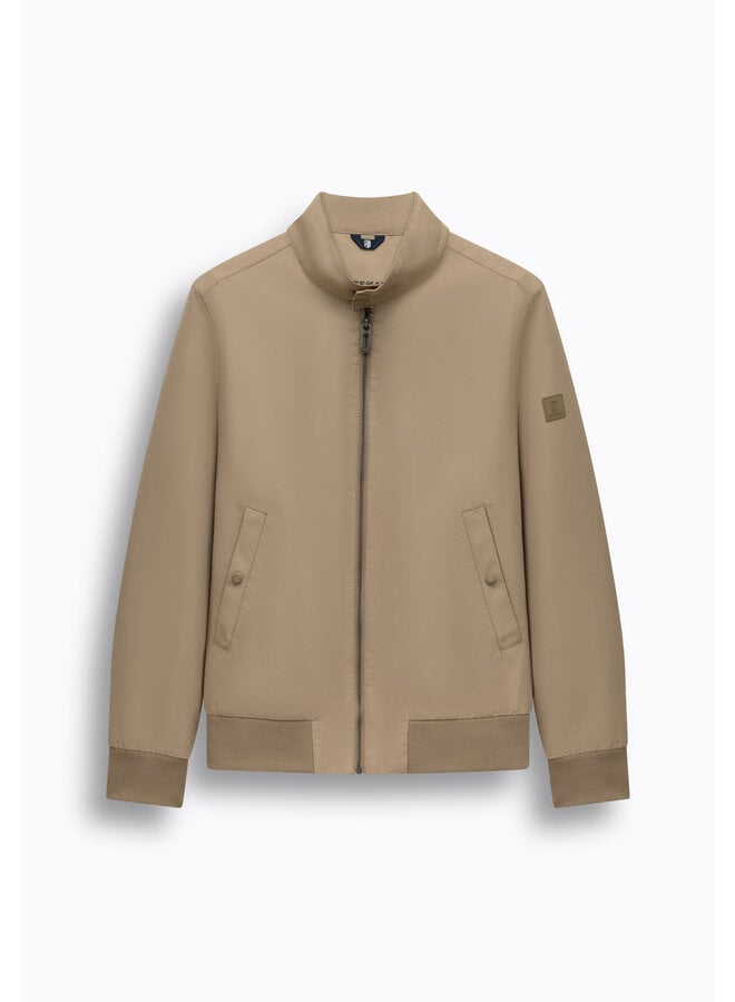 State of Art kort zomerjack taupe