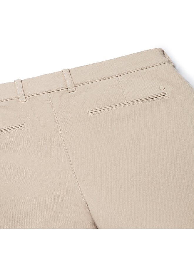 North 84 katoenen chino met rekband beige L34