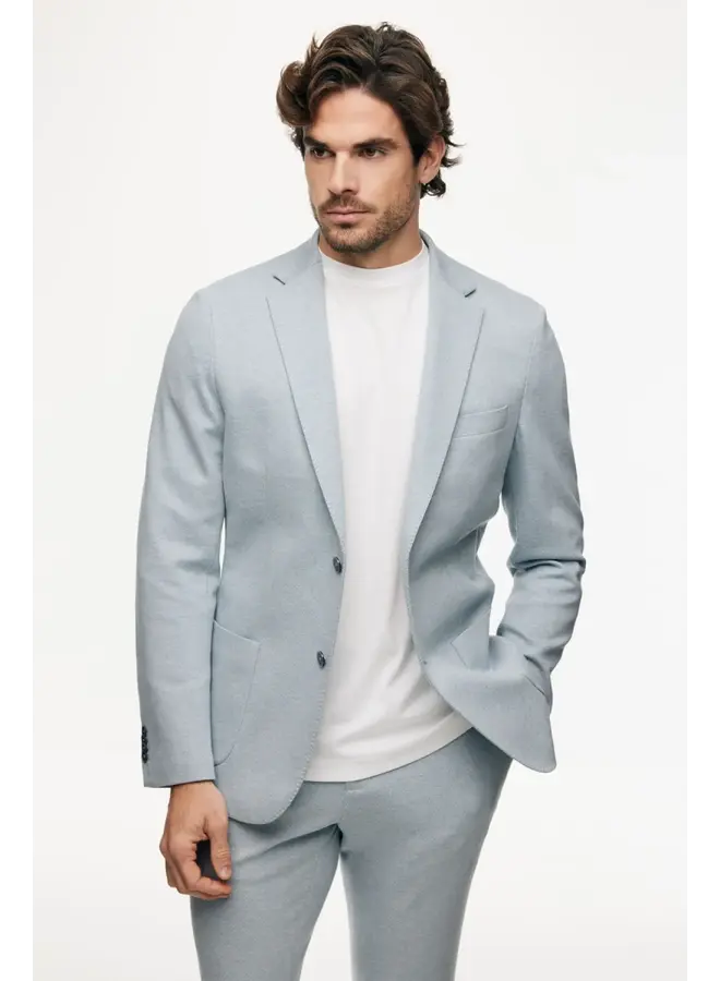 Gentiluomo jersey colbert licht blue