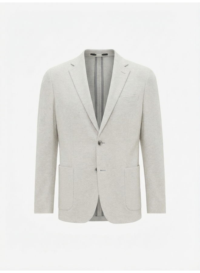 Gentiluomo jersey colbert licht beige