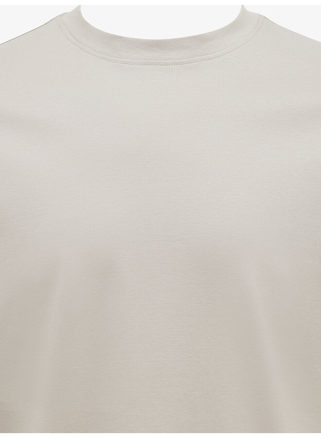 Gentiluomo gemerceriseerd t-shirt korte mouw beige