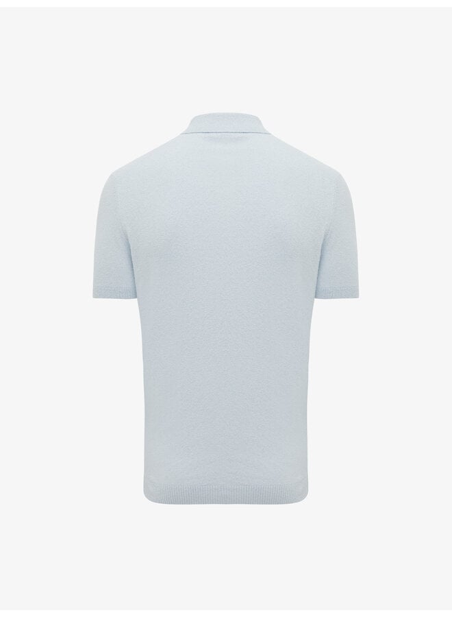 Gentiluomo polo korte mouw boucle blue