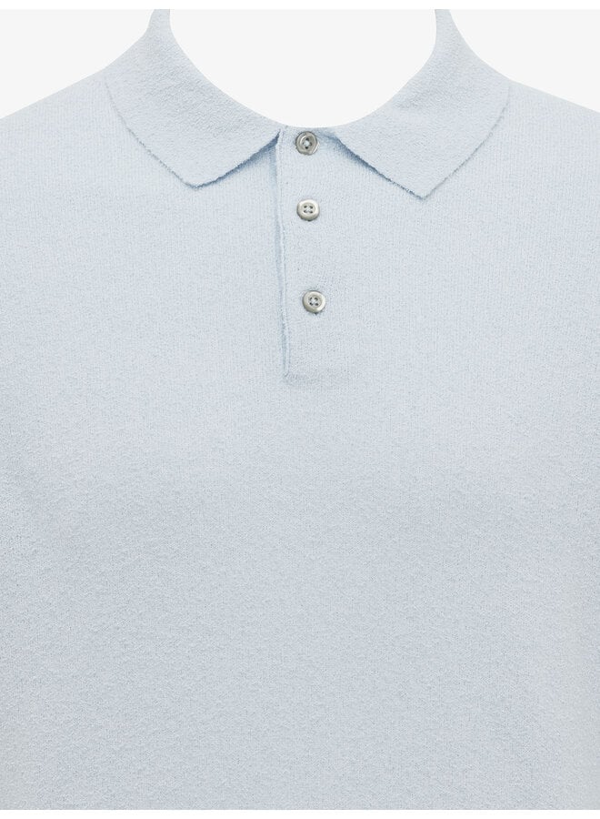 Gentiluomo polo korte mouw boucle blue