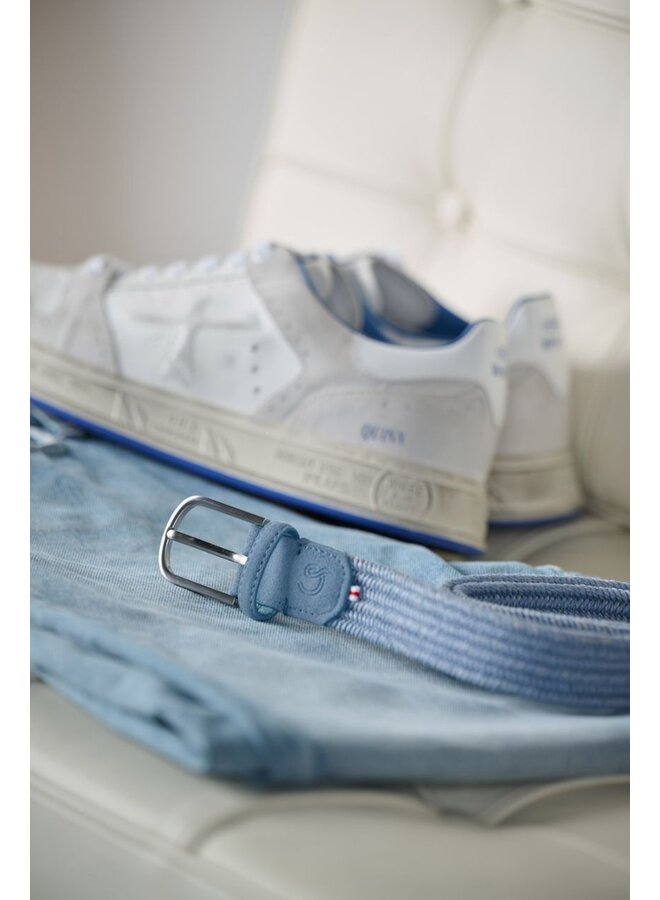 La Boucle waxed cotton gevlochten riem Sicilia