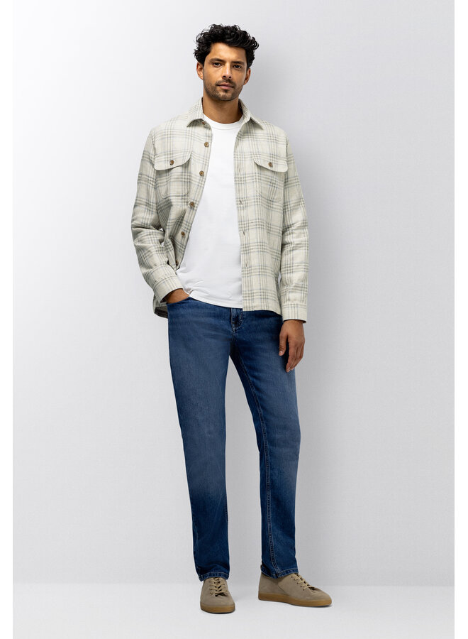 State of Art overshirt met ruitdessin