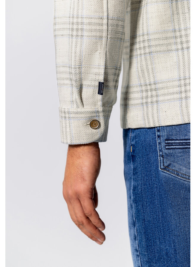 State of Art overshirt met ruitdessin