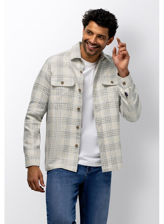 Overshirt met ruitdessin