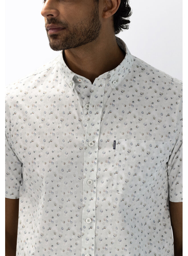 State of Art shirt met korte mouw print groen