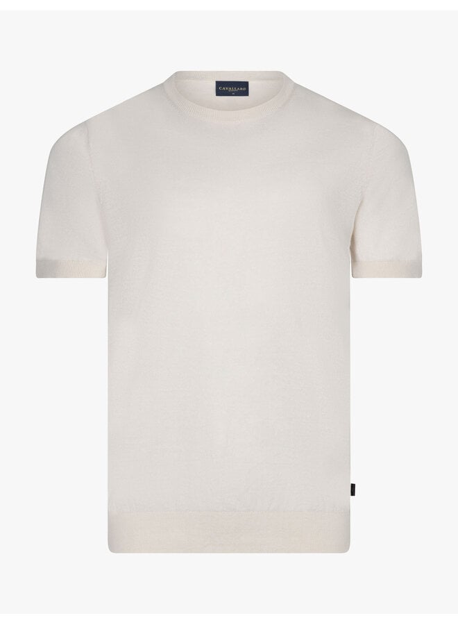 T-shirt korte mouw Erlino Tee light sand