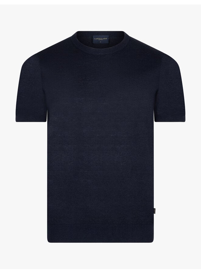 T-shirt korte mouw Erlino Tee dark blue