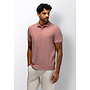 State of Art pique polo met stretch oud roze
