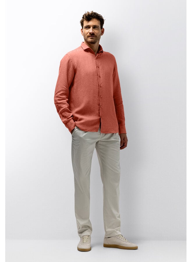 State of Art linnen overhemd old pink