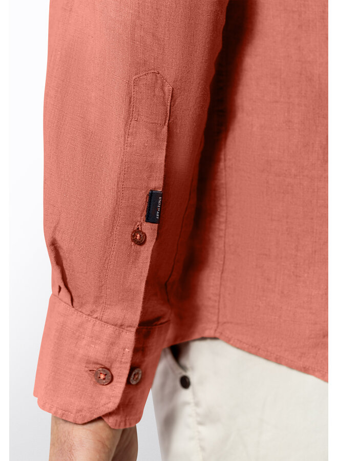 State of Art linnen overhemd old pink