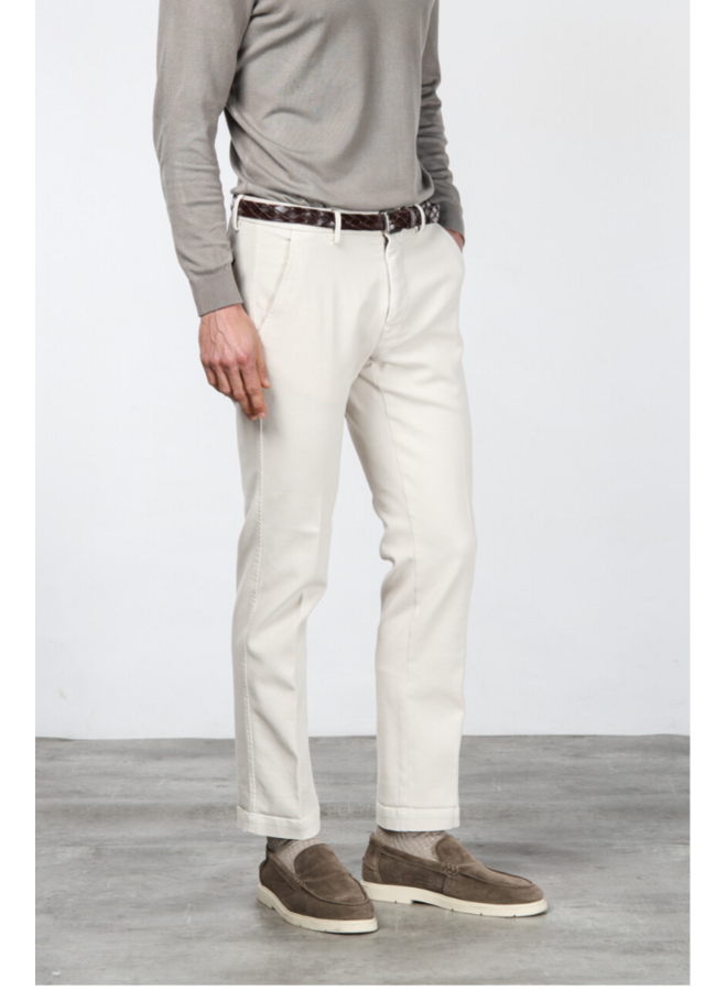 Chino Torino Jersey pantalon wit