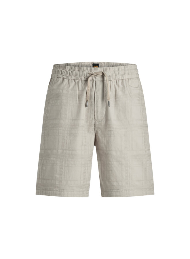 Hugo Boss short met elastieke band beige