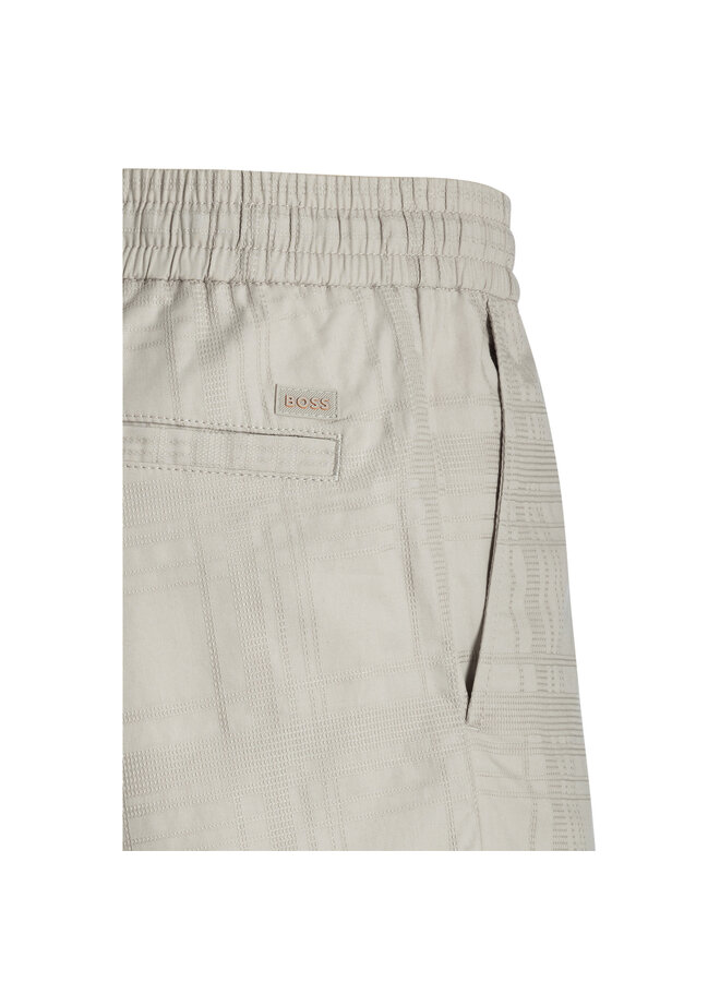 Hugo Boss short met elastieke band beige