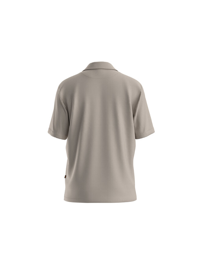 Hugo Boss kort mouw shirt Rayer_m beige