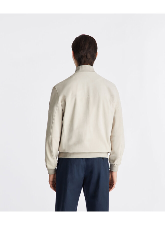 Peuterey Sands suede zomerjas light beige