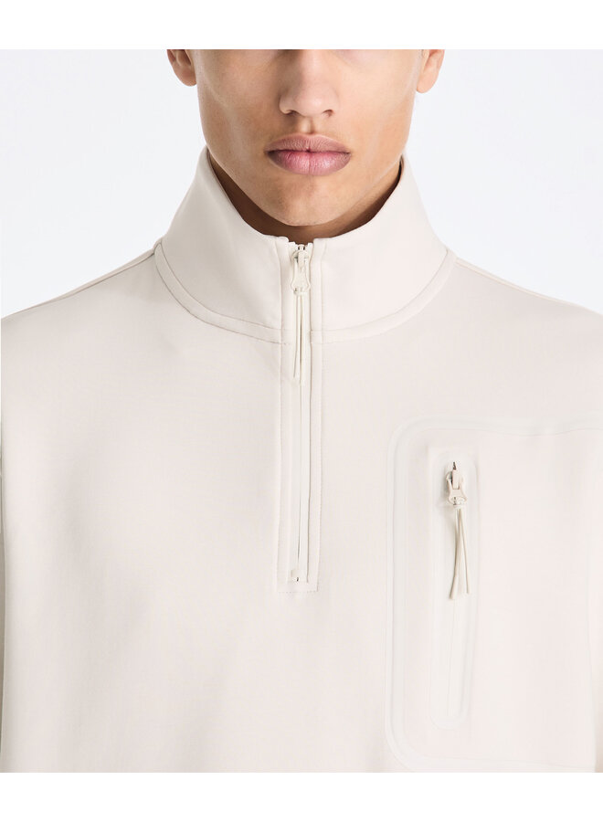 Peuterey Kent 01 half zip sweater light beige