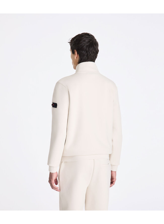 Peuterey Kent 01 half zip sweater light beige
