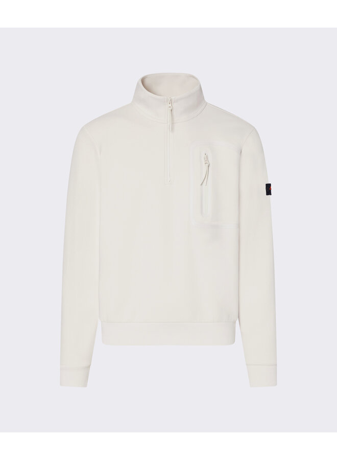 Peuterey Kent 01 half zip sweater light beige