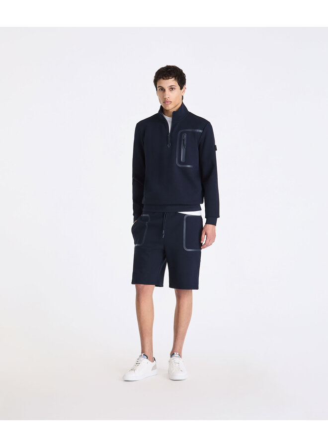 Half zip sweater Kent 01 navy